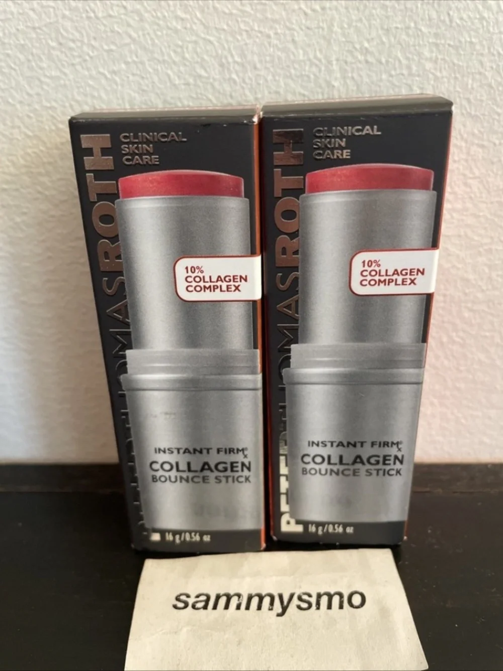 Peter Thomas Roth Instant Firm Collagen Bounce Stick, Blush Glow 0.56oz.,x2 READ